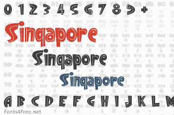 Singapore Font