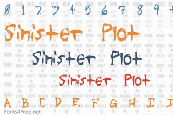 Sinister Plot Font