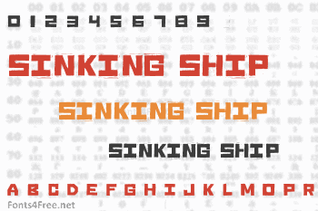 Sinking Ship Corian Font