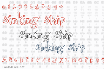 Sinking Ship Font