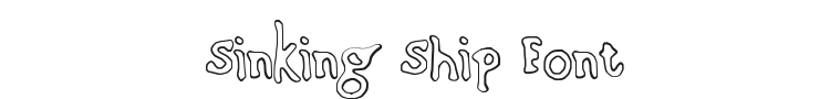 Sinking Ship Font