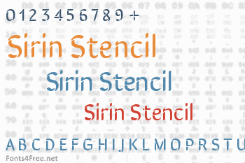 Sirin Stencil Font