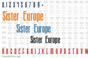 Sister Europe Font