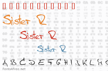 Sister R Font
