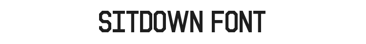 Sitdown Font