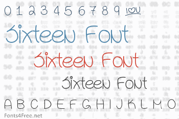 Sixteen Font