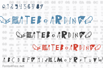 (skateboarding) Font