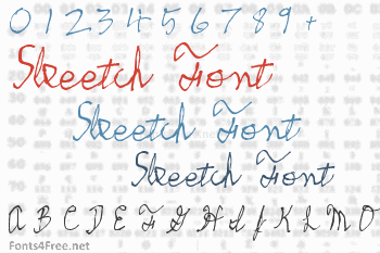 Skeetch Font