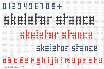 Skeletor Stance Font