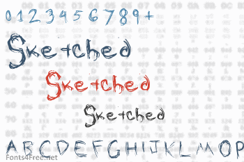 Sketched Font