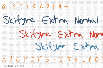 Skifyre Extra Normal Font