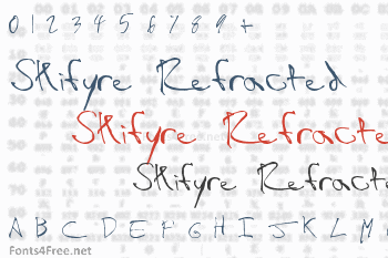 Skifyre Refracted Font