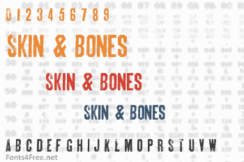 Skin & Bones Font