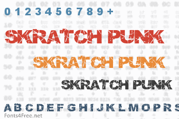 Skratch Punk Font