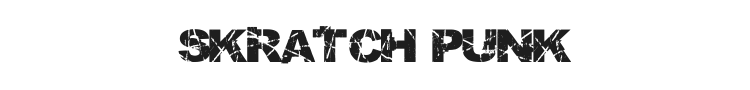 Skratch Punk Font Preview