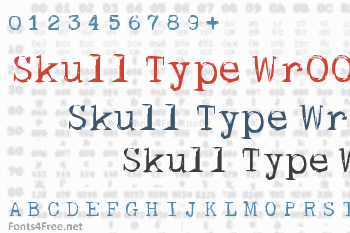 Skull Type Wr00 Font