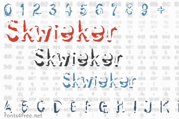 Skwieker Font