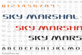 Sky Marshal Font