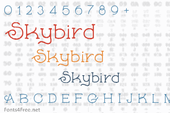 Skybird Font