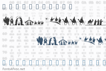 SL Christmas Silhouettes Font