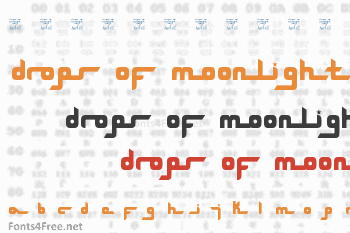 SL Drops Of Moonlight Font