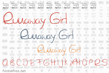 SL Runaway Girl Font