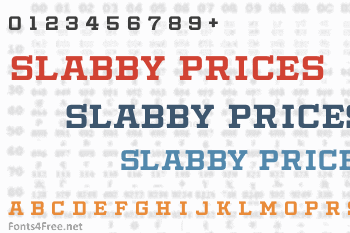 Slabby Prices Font