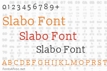 Slabo Font