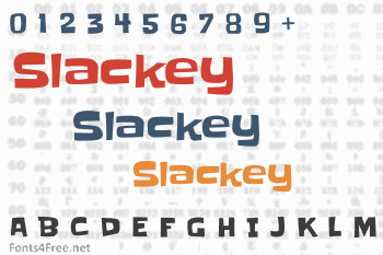 Slackey Font