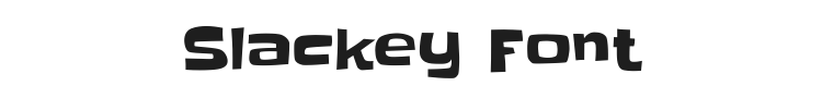 Slackey Font Preview