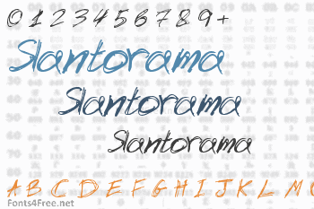 Slantorama Font