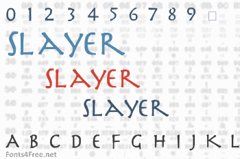 Slayer Font