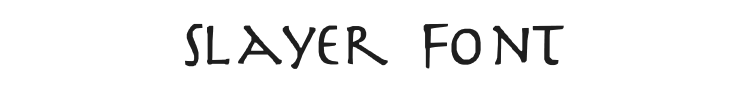 Slayer Font