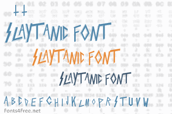 Slaytanic Font