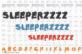 Sleeperzzzz Font