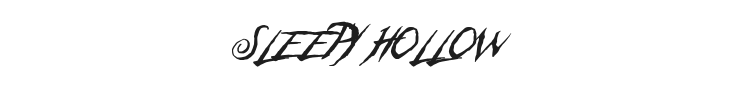 Sleepy Hollow Font