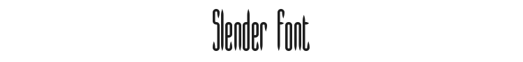 Slender Font