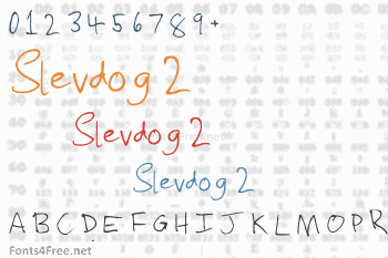 Slevdog 2 Font