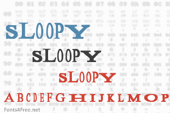 Sloopy Font