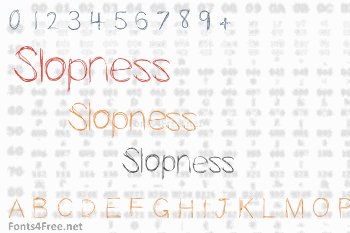 Slopness Font