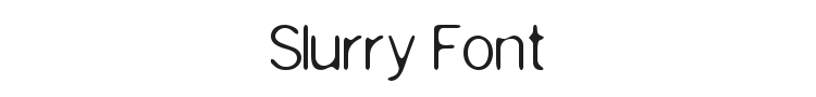 Slurry Font