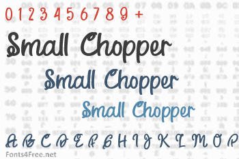Small Chopper Font