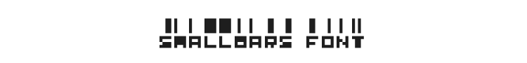 SmallBars Font