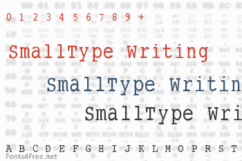 SmallType Writing Font