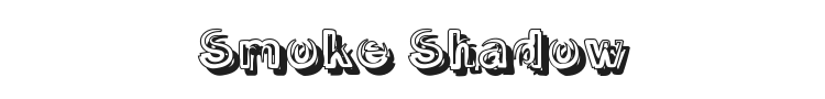 Smoke Shadow Font