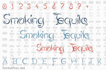 Smoking Tequila Font