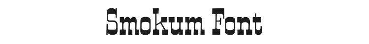 Smokum Font