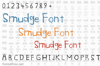 Smudge Font