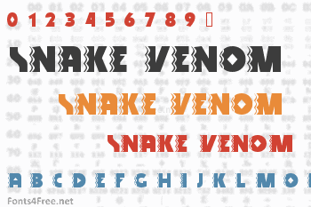 Snake Venom Font