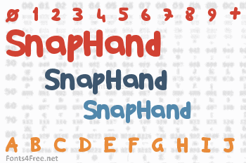 SnapHand Font